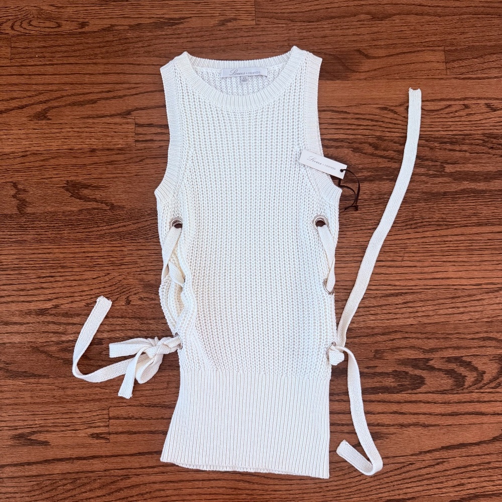 Lovers and friends white sweater